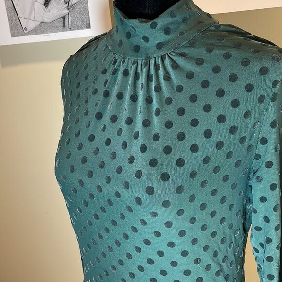 Honey Pot Polka Dot Blouse, Size M - Picture 8 of 12
